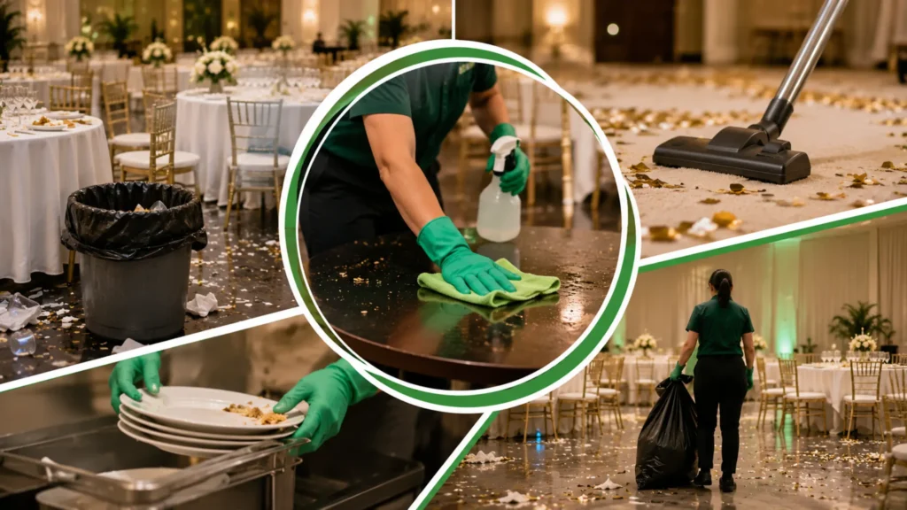 Who's Responsible for Event Cleanup: Host, Venue, or Vendor?